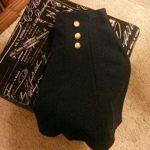 Navy Mini Skirt